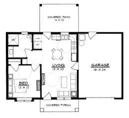 Floor plan for #624
