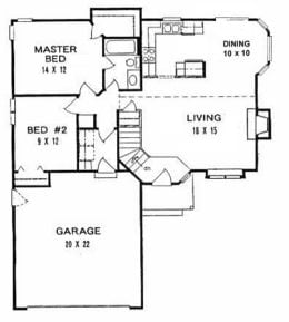 Floor plan for #978