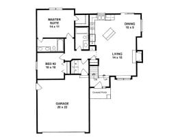 Floor plan for #980