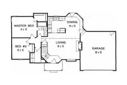 Floor plan for #982
