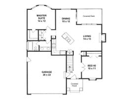 Floor plan for #1012