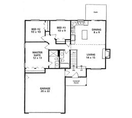 Floor plan for #1024