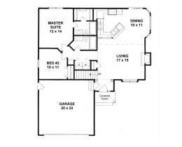 Floor plan for #1033