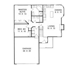 Floor plan for #1041
