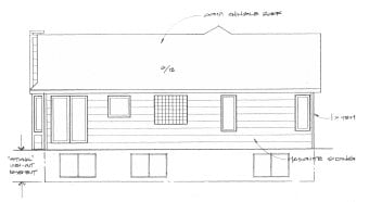 Elevation 1 for Plan #1041