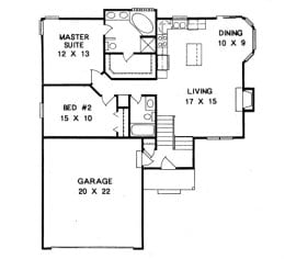 Floor plan for #1054