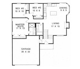 Floor plan for #1058