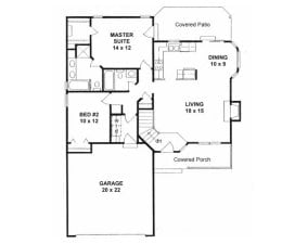 Floor plan for #1075