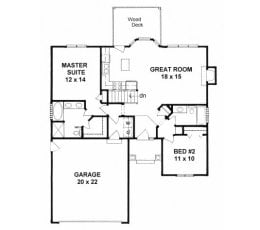 Floor plan for #1091