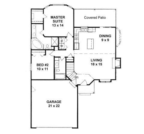 First Floor plan for #1103