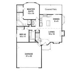 Floor plan for #1103