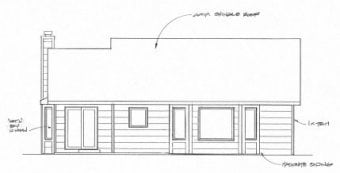 Elevation 1 for Plan #1103