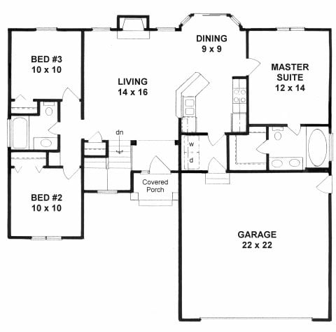 First Floor plan for #1108