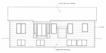 Elevation 1 for Plan #1108