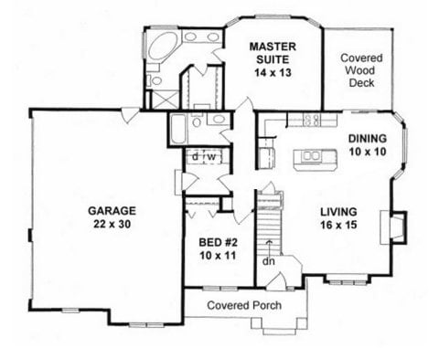 First Floor plan for #1111