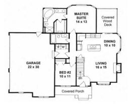 Floor plan for #1111