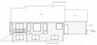 Elevation 1 for Plan #1111