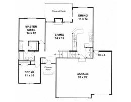Floor plan for #1114