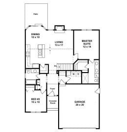 Floor plan for #1138