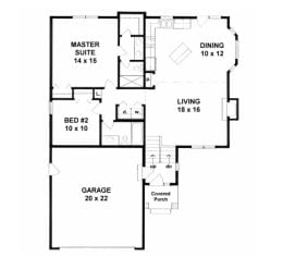 Floor plan for #1142