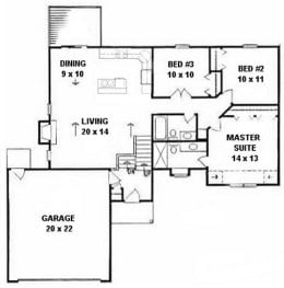 Floor plan for #1146
