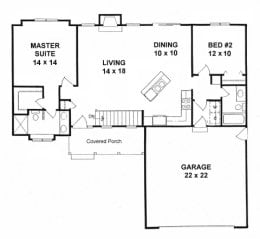 Floor plan for #1154