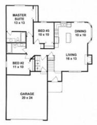 Floor plan for #1159