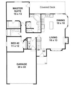 Floor plan for #1160