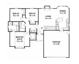 Floor plan for #1162