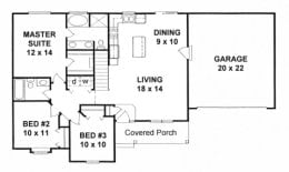 Floor plan for #1172