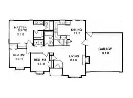 Floor plan for #1182
