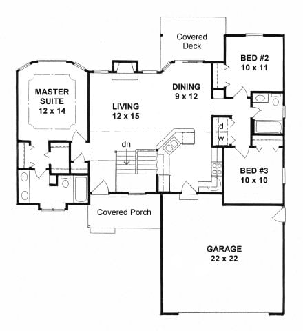 First Floor plan for #1190