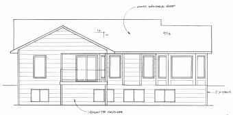 Elevation 1 for Plan #1190
