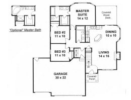 Floor plan for #1206