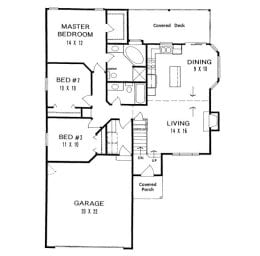Floor plan for #1208