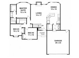 Floor plan for #1214