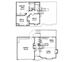 Floor plan for #1225