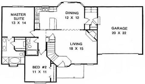 First Floor plan for #1228