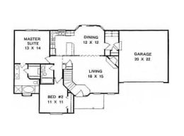 Floor plan for #1228