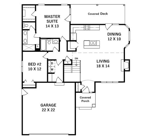 First Floor plan for #1229