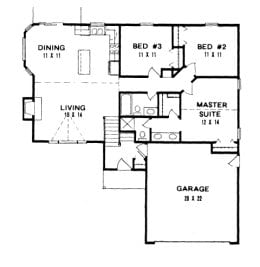 Floor plan for #1230