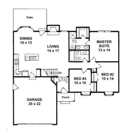 Floor plan for #1232