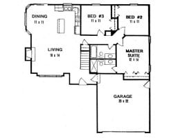 Floor plan for #1235