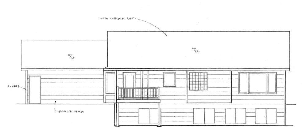 Elevation 1 for Plan #1240