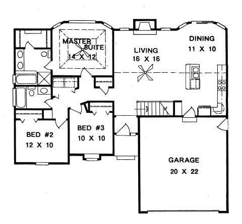 First Floor plan for #1242