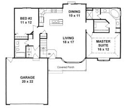 Floor plan for #1244