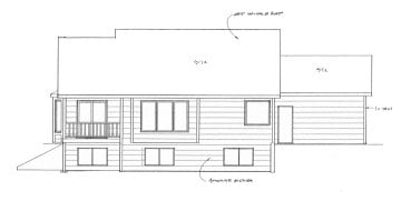 Elevation 1 for Plan #1250