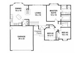 Floor plan for #1264
