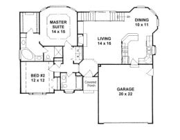 Floor plan for #1265