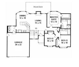 Floor plan for #1268